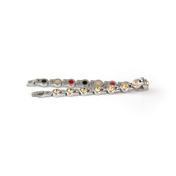 Rio - Negative Ion Bracelet, Stainless Steel with Citrine Swarovski Crystals